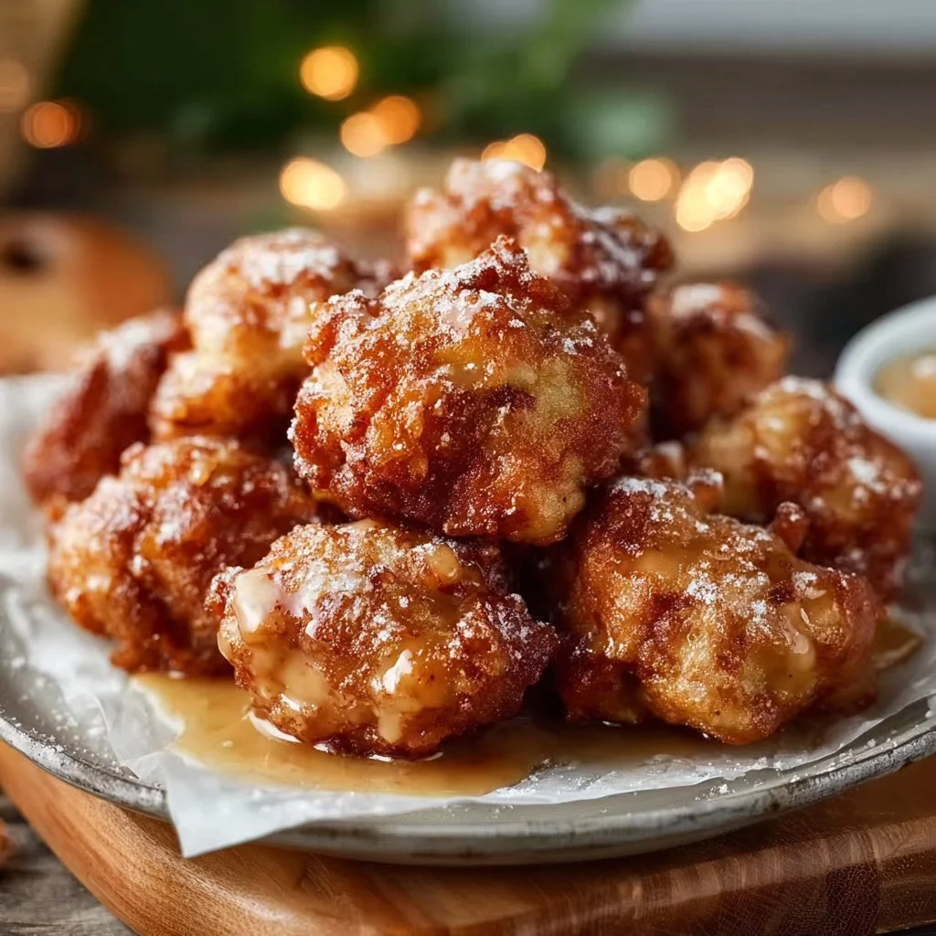 Apple Fritter Bites