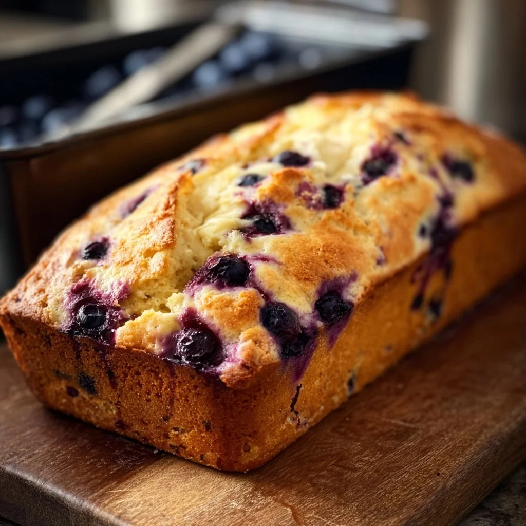 Blueberry Cream Cheese Bread