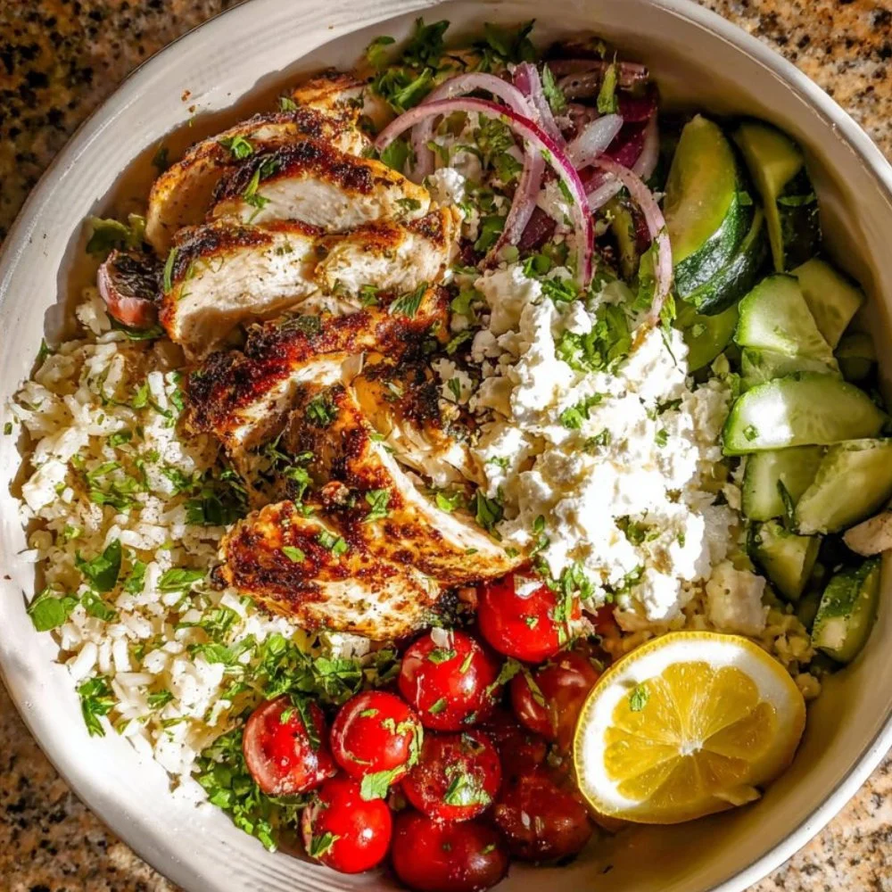 Greek Chicken Bowls