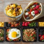 High-protein breakfast meal prep ideas with over 30g of protein for a healthy start.