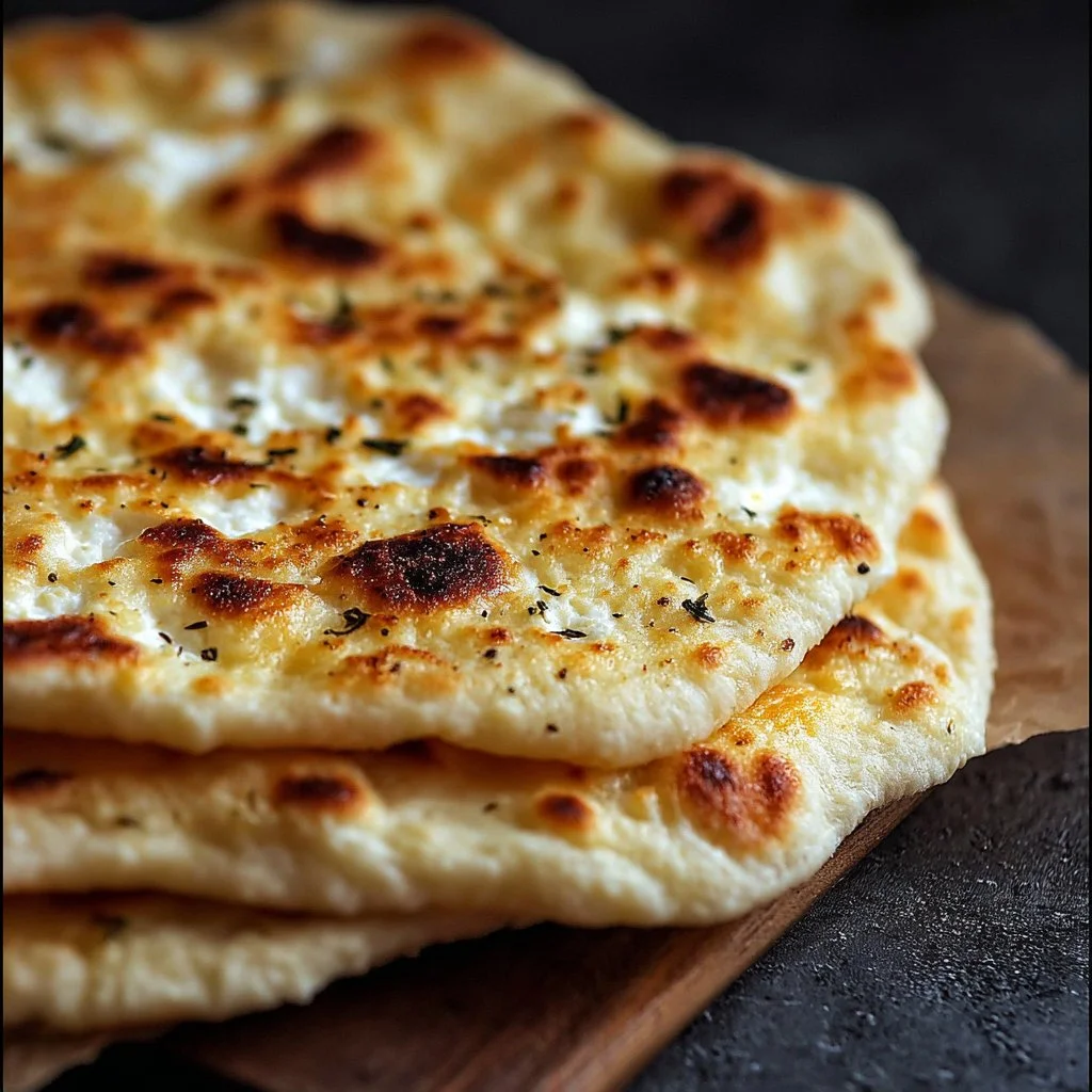 2 Ingredient Cottage Cheese Flatbread