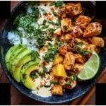 Boldly Tropical Coconut Chicken Rice Bowl