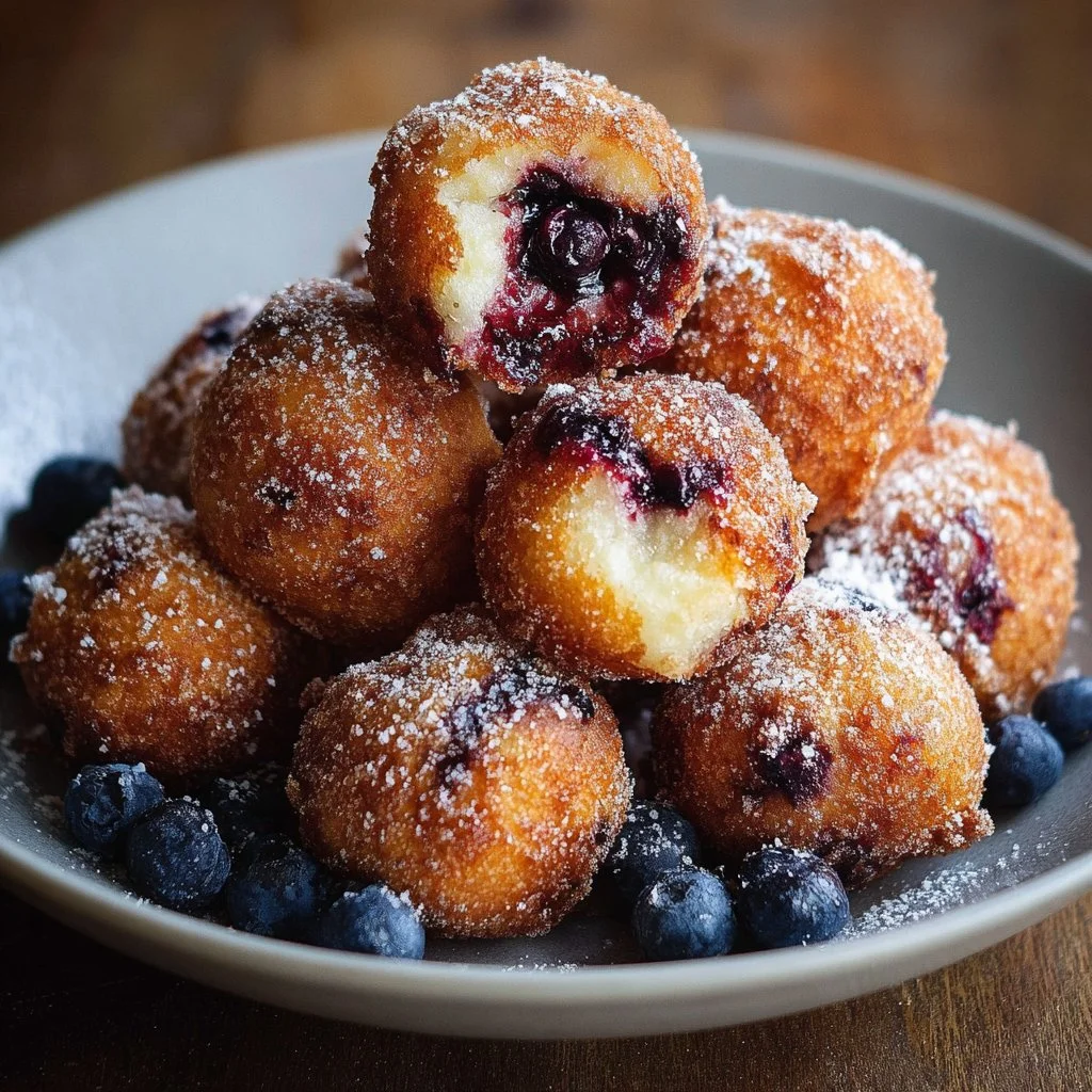 Air Fryer Blueberry Cottage Cheese Donut Holes: A Healthy, Bite-Sized Treat
