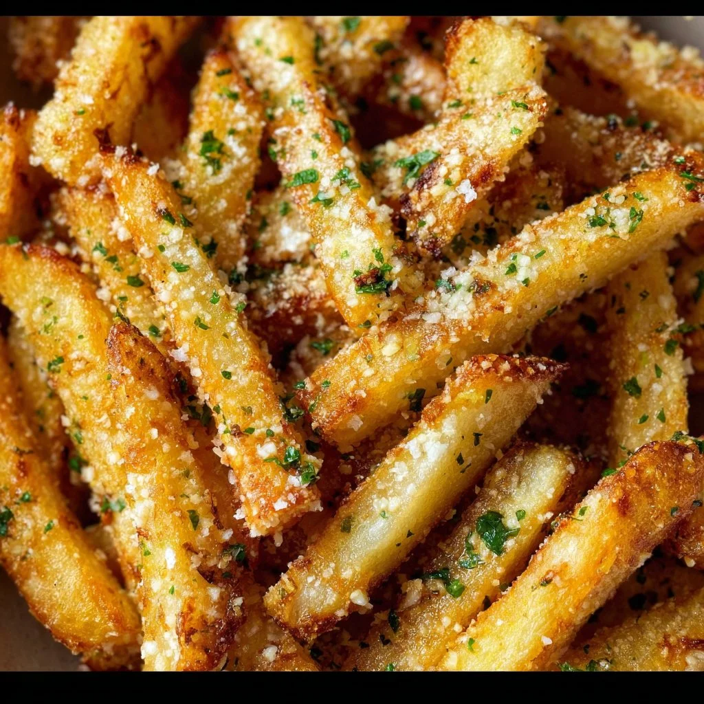 Air Fryer Garlic Parmesan Fries