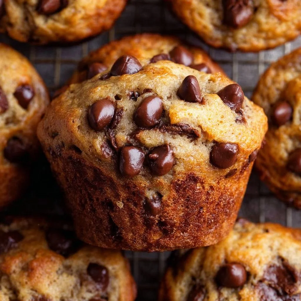 Banana Chocolate Chip Muffins