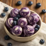 Blueberry Greek yogurt bites - a healthy snack option