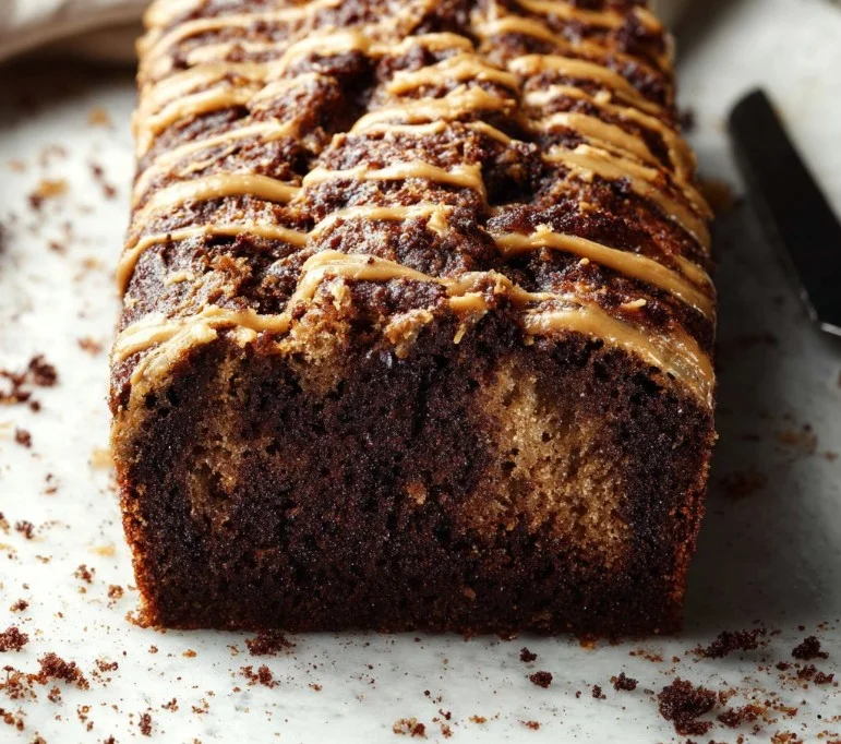 Chocolate Peanut Butter Banana Bread