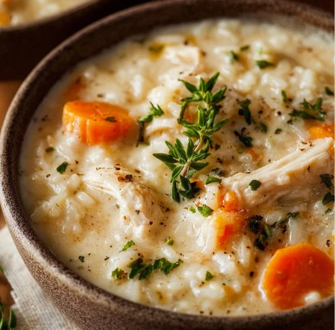 Creamy Chicken and Rice Soup