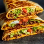 Delicious keto crunchwraps served with fresh toppings for a healthy meal