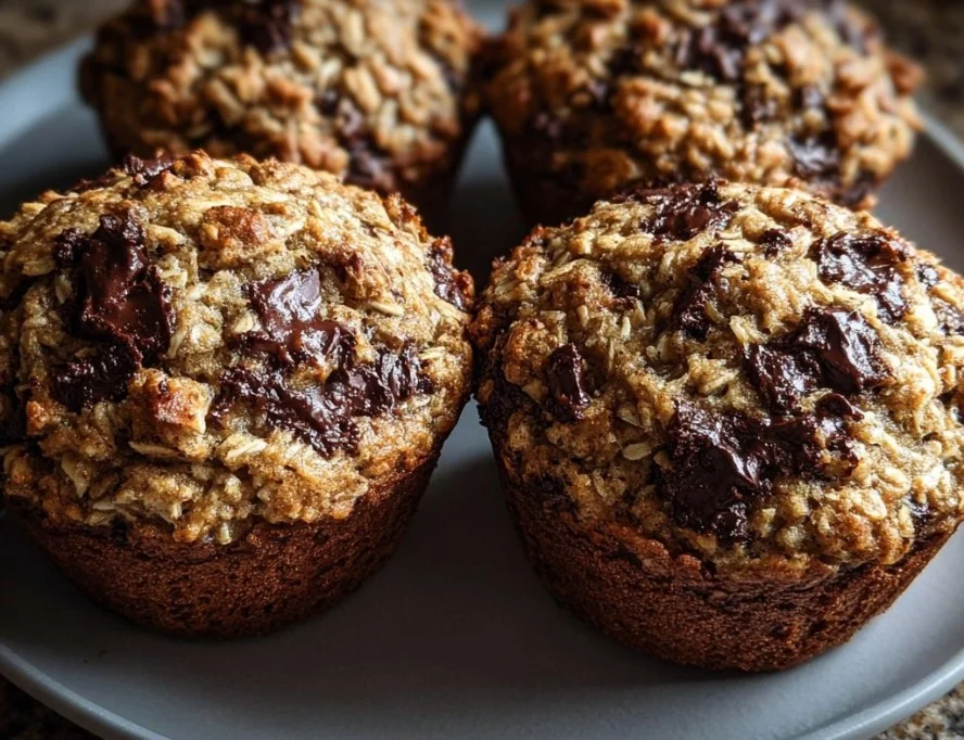Fearless 3-Day Oatmeal Chocolate Chip Breakfast Muffins