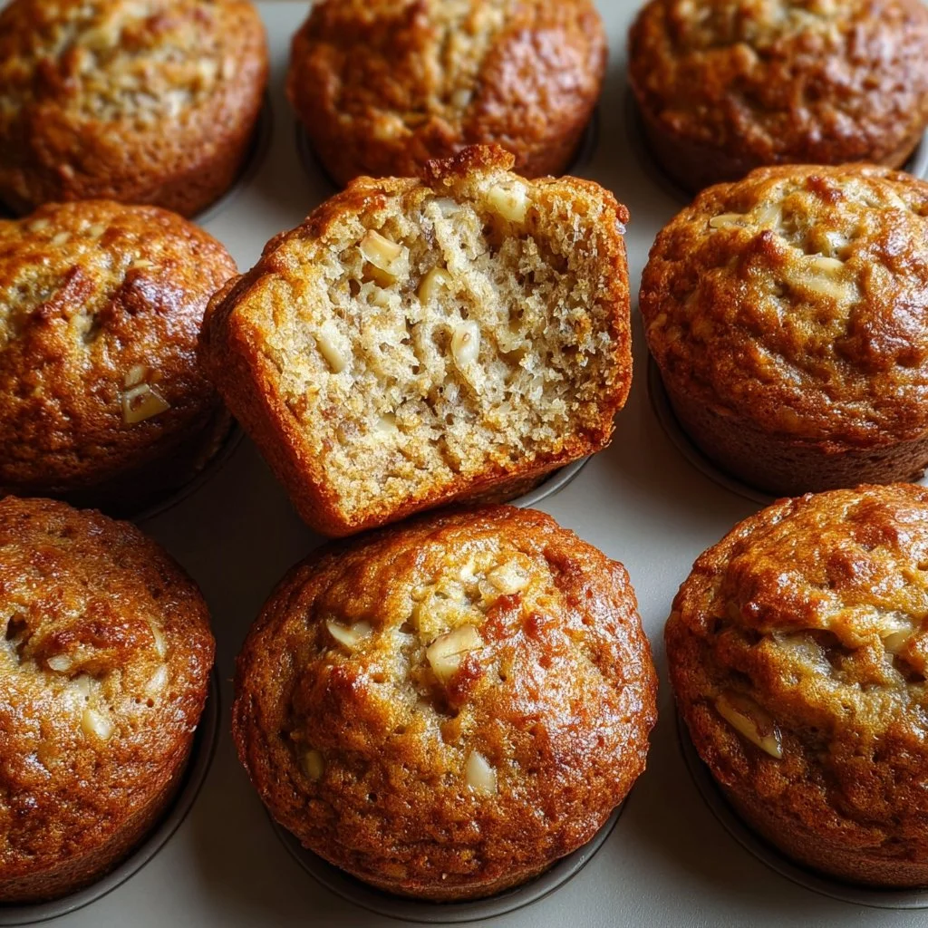 Healthy Greek Yogurt Banana Muffins, Bake a Dozen!
