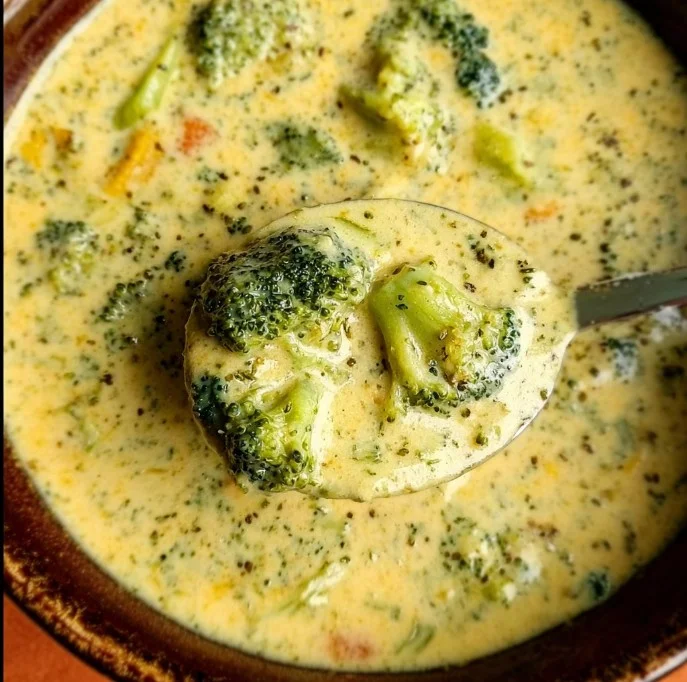 Homemade Broccoli Cheese Soup