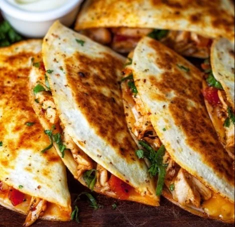 Homemade Chicken Quesadillas