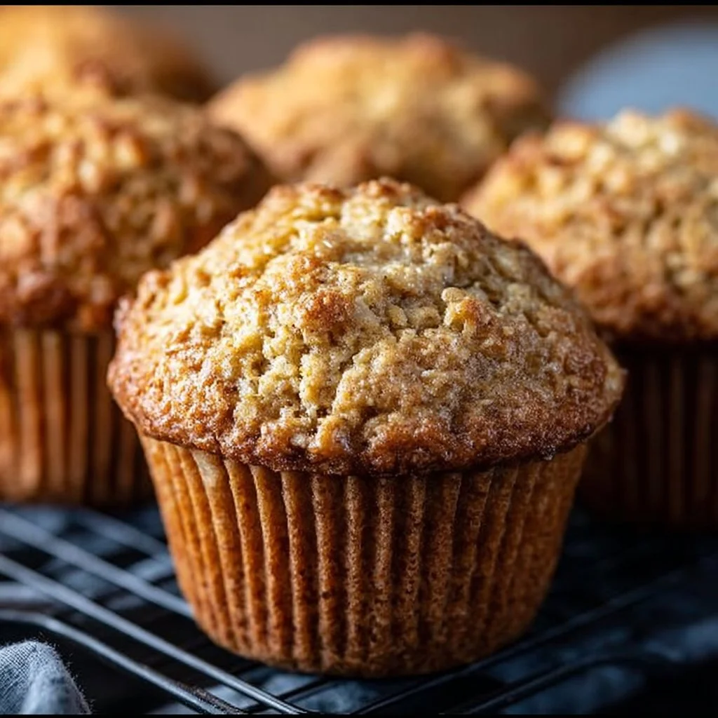 Maple Brown Sugar Oatmeal Muffins