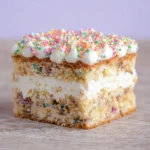 Milk Bar Birthday Cake, a delicious layered birthday cake with funfetti and buttercream