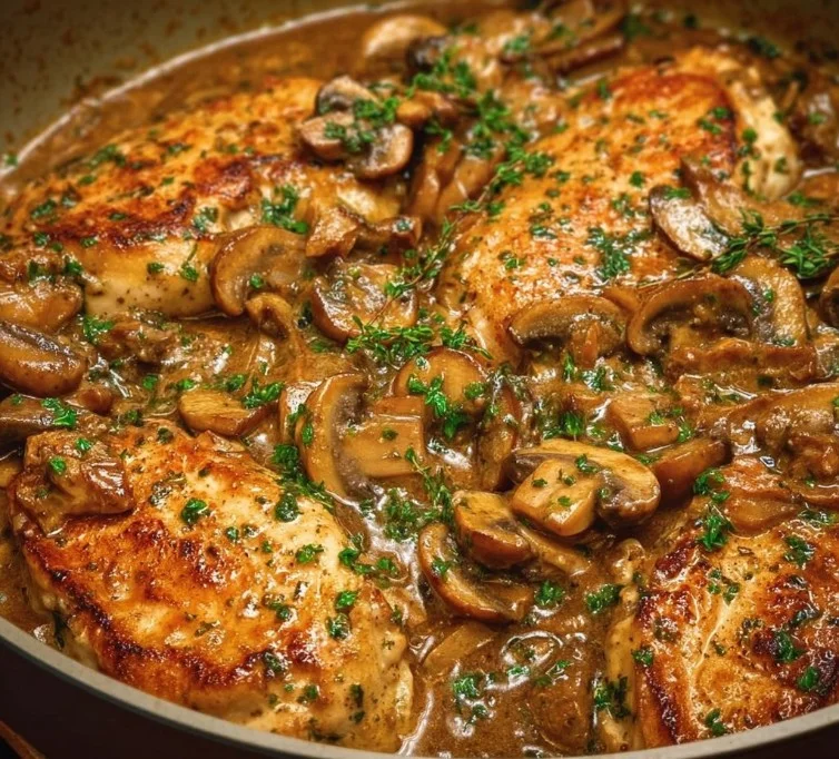 One Pan Chicken Marsala
