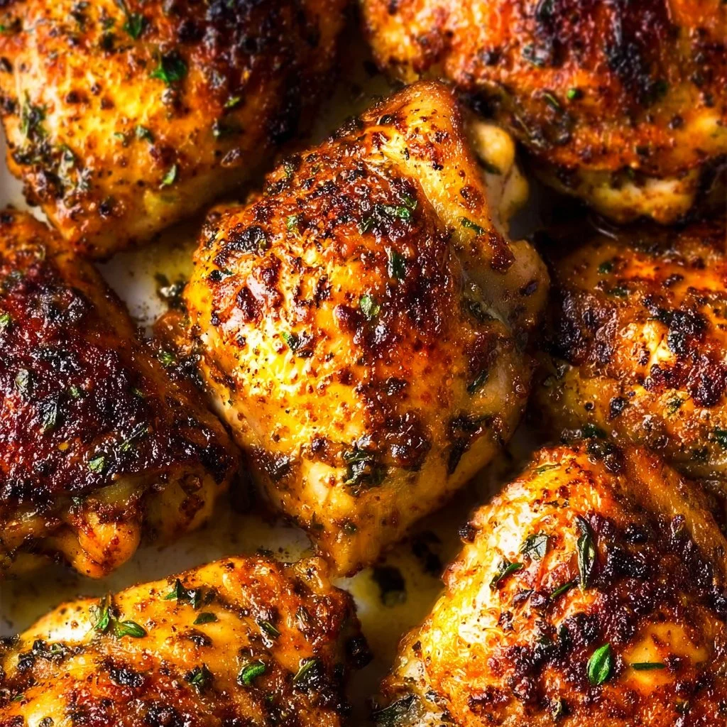 Oven Baked Chicken Thighs