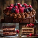 An assortment of delicious cakes and pies displayed beautifully on a table