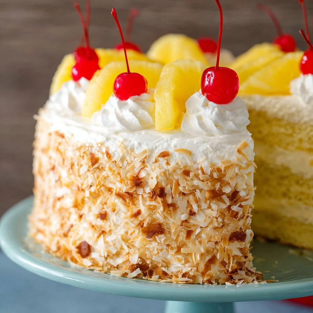 Pina Colada Layer Cake