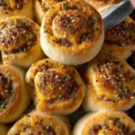 Savory breakfast rolls filled with delicious ingredients for a tasty morning treat