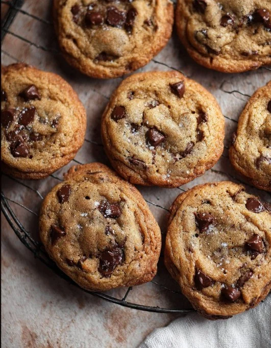 Soft and Chewy Banana Chocolate Chip Cookies