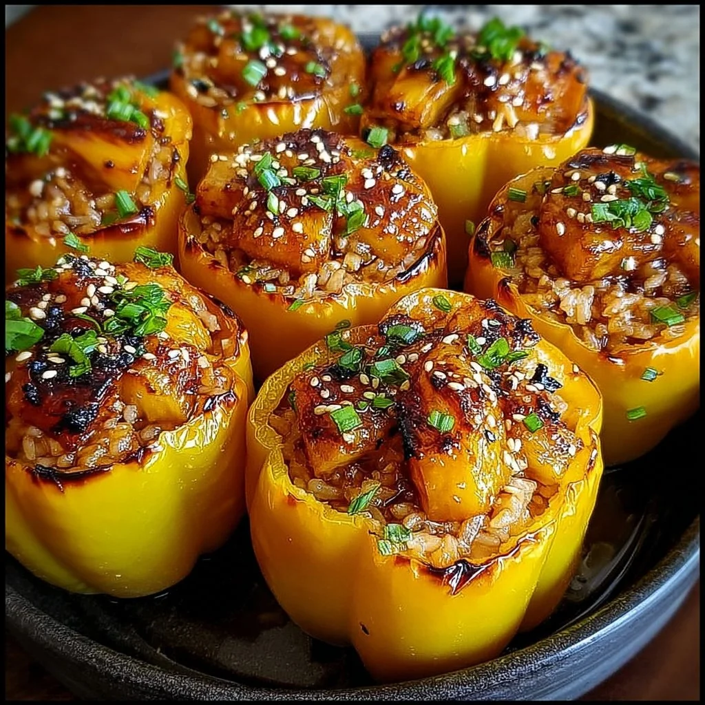 5 Ultimate Steps to Make Teriyaki Pineapple Chicken and Rice Stuffed Peppers (Sweet & Savory) - Lyndy's Kitchen | Recipe in 2026 | Stuffed peppers, Recipes, Health dinner recipes