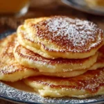 Delicious apple yogurt pancakes serve as a perfect breakfast treat.