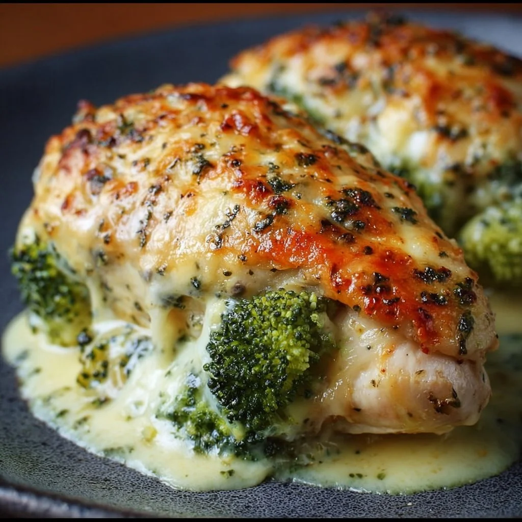 Broccoli Cheese Stuffed Chicken Breast