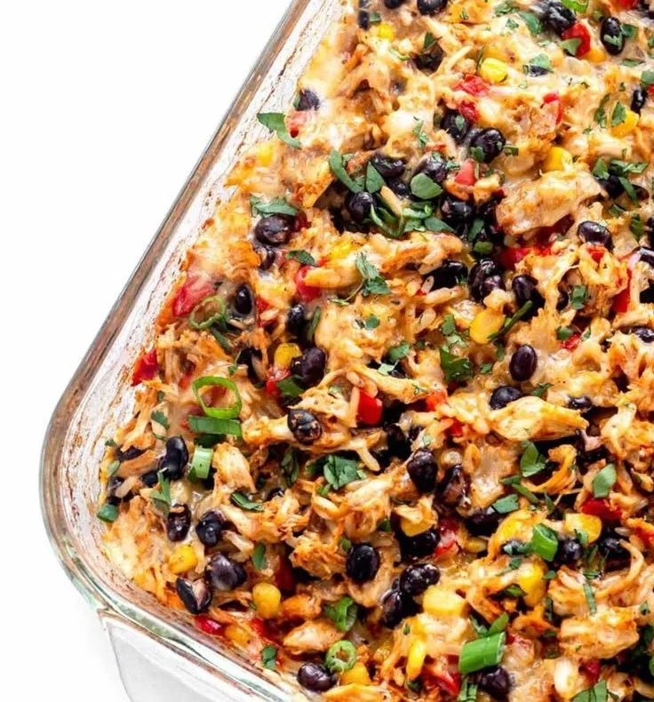 Chicken Burrito Casserole