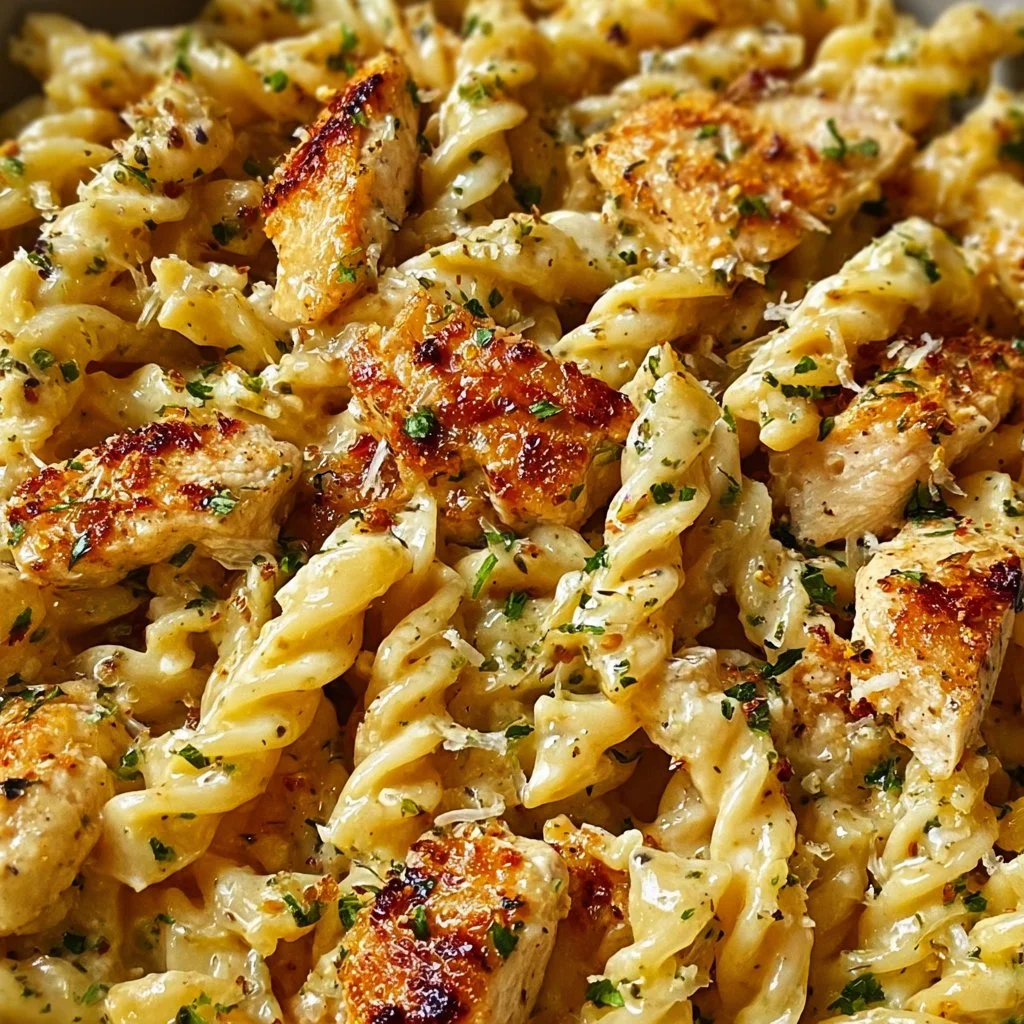 Creamy Garlic Parmesan Chicken Pasta