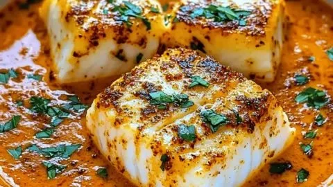 Delicious Cod in Roasted Red Pepper Sauce in Just 30 Minutes