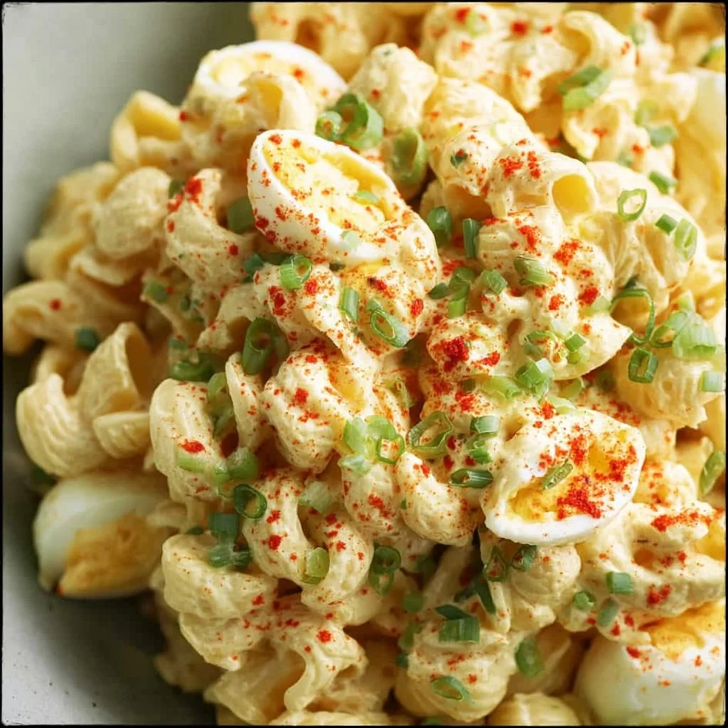 Deviled Egg Pasta Salad