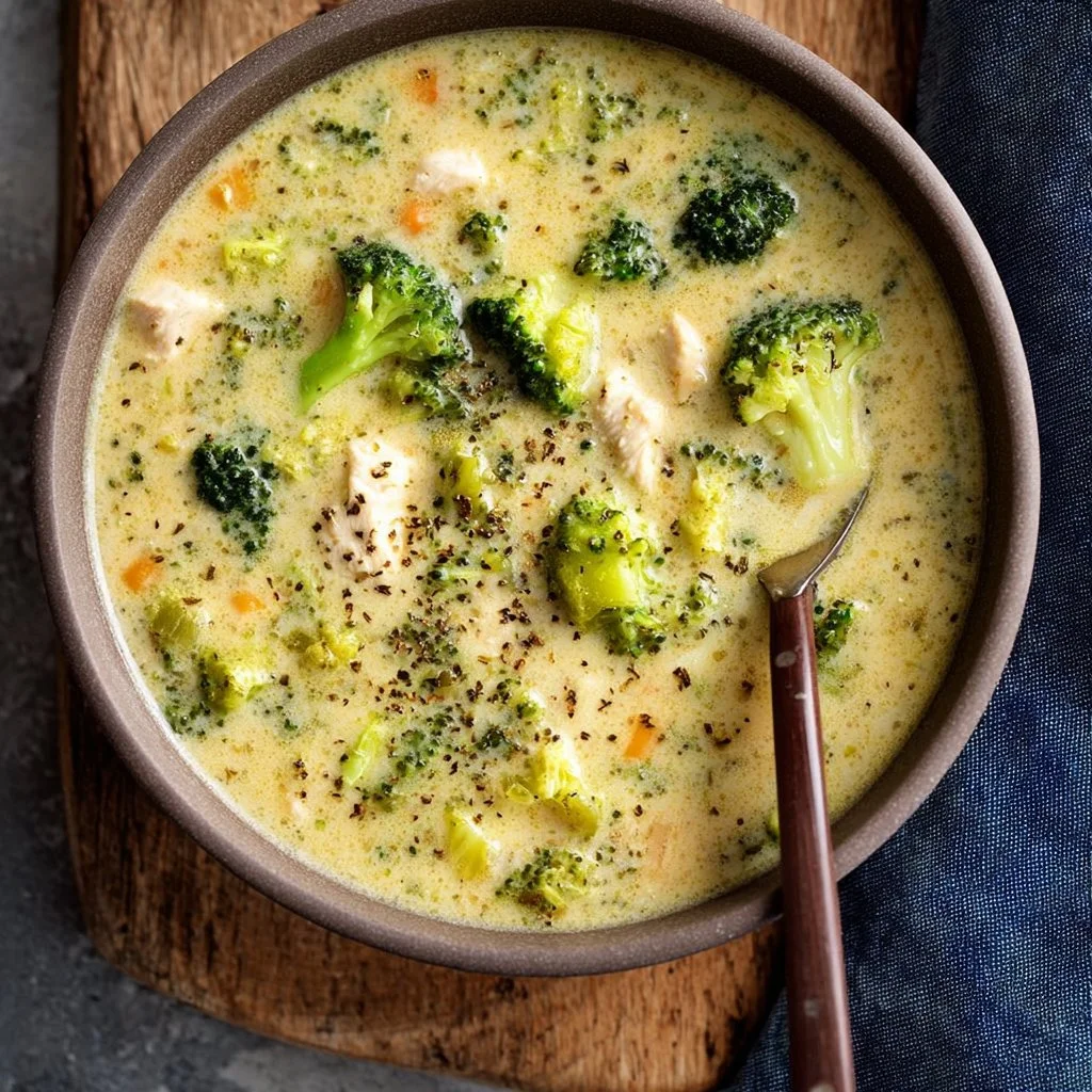 Easy Healthy Chicken Broccoli Soup