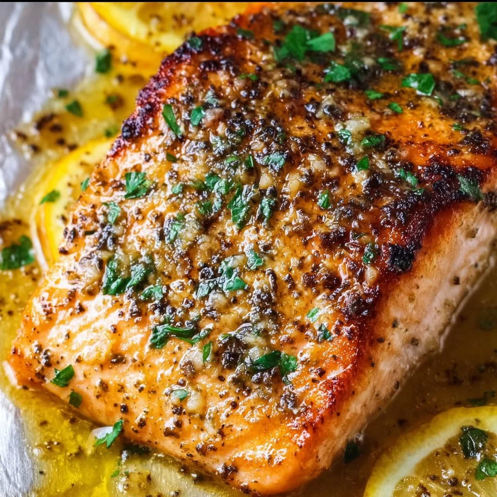 Easy Lemon Garlic Salmon