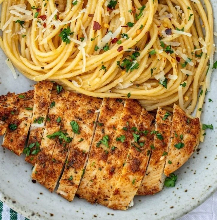 Garlic Butter Chicken Pasta