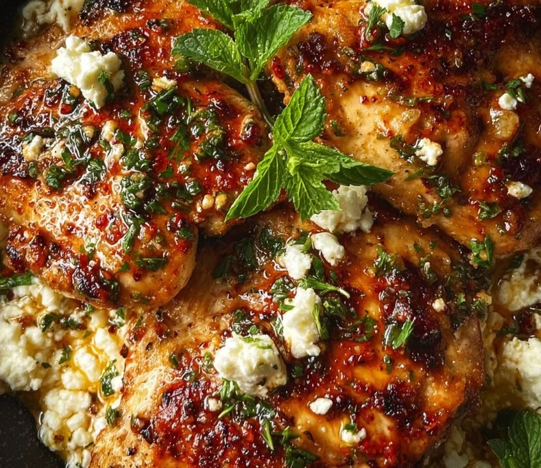 Hot Honey Feta Chicken