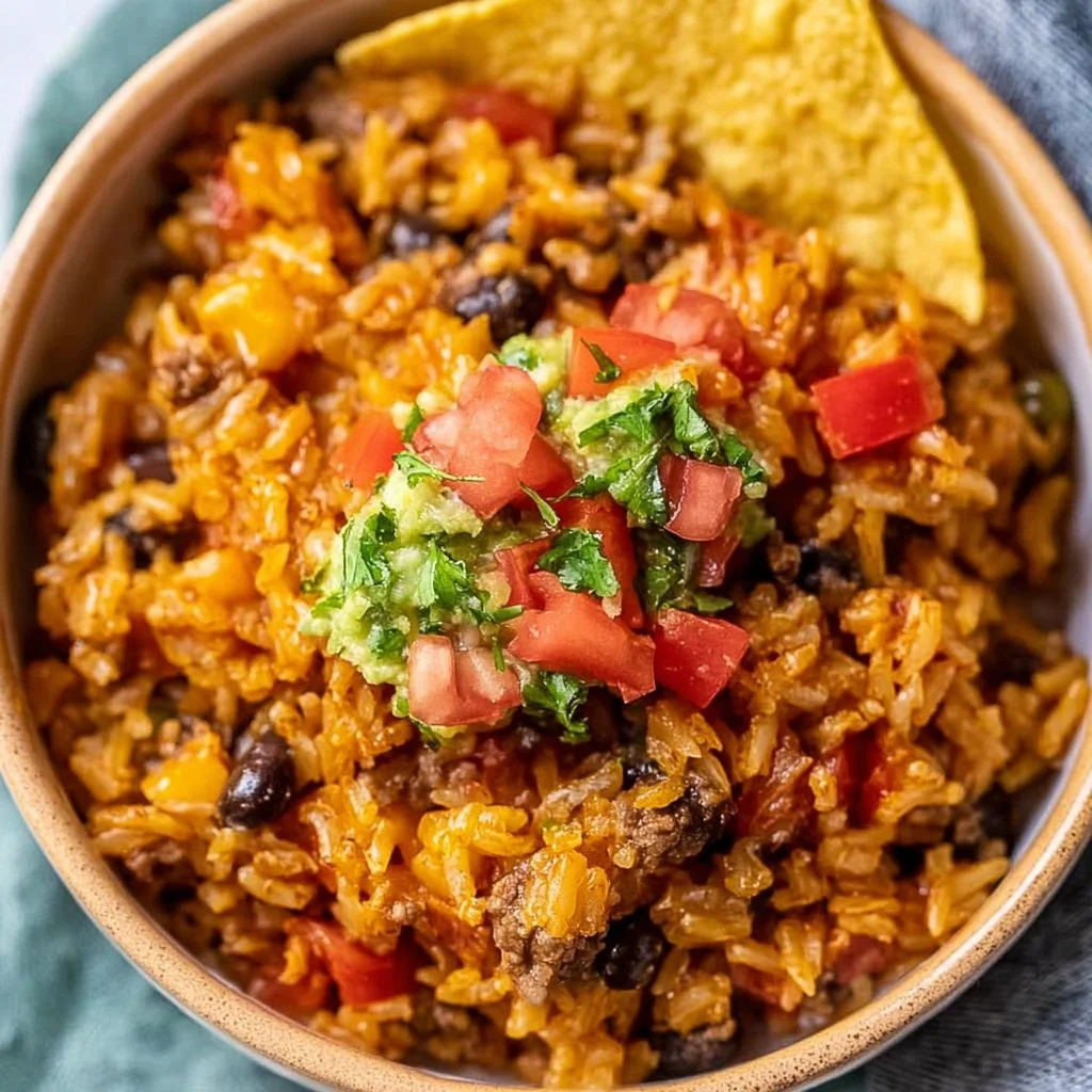 Instant Pot Cheesy Taco Rice