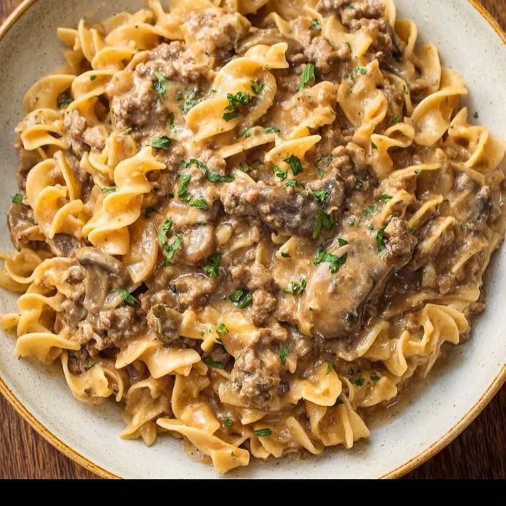 Instant Pot Hamburger Stroganoff