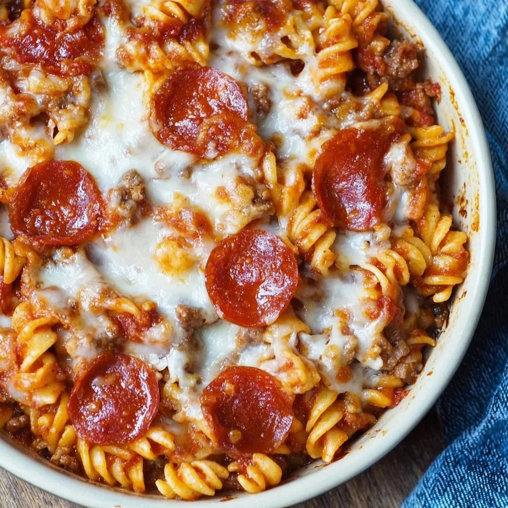Instant Pot Pizza Pasta Casserole