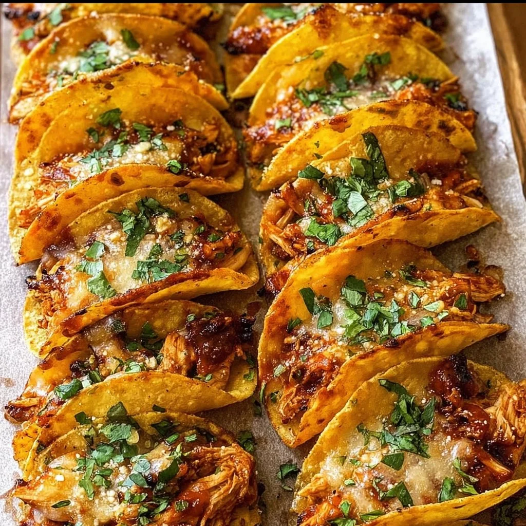 Mini Baked Chicken Tacos