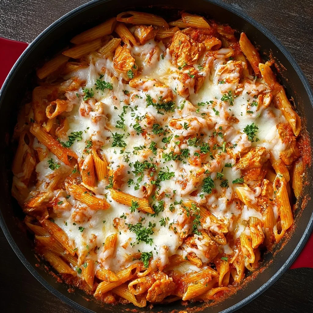 One Pot Chicken Parmesan Pasta