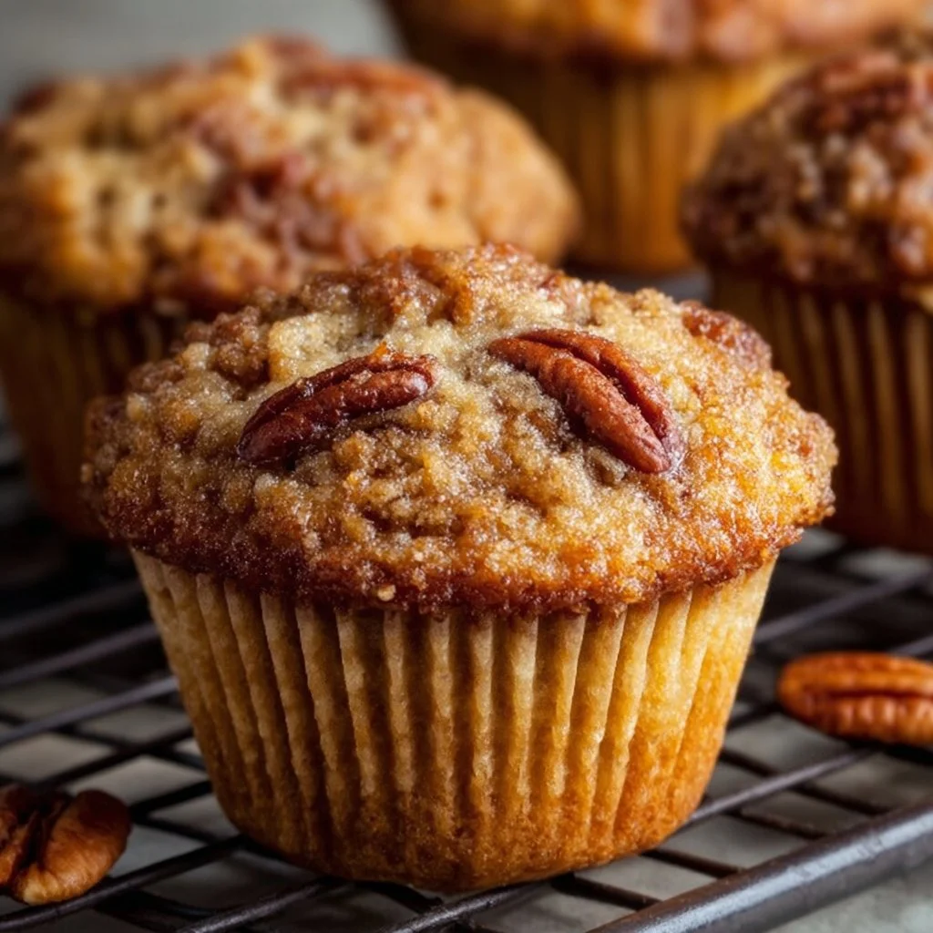 Pecan Pie Brown Sugar Muffins