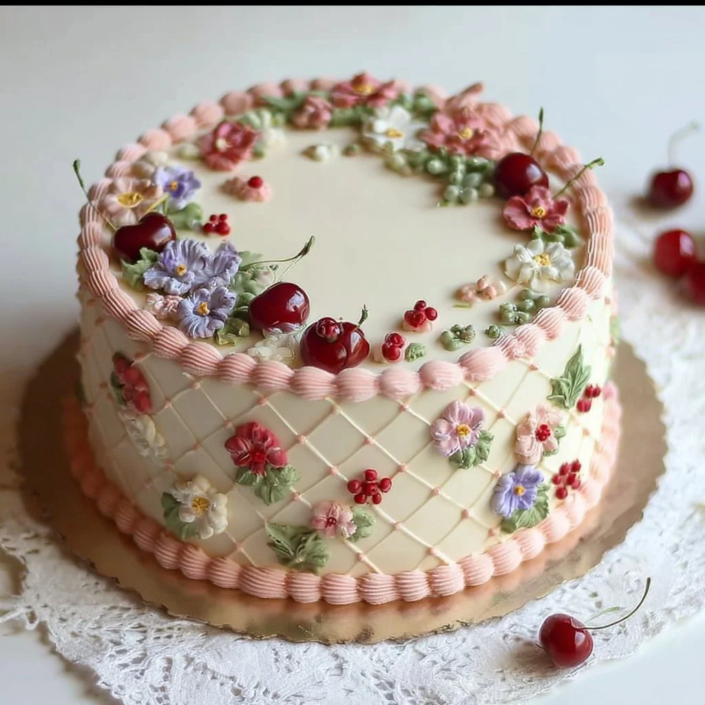 Pin by ꨄ︎dani on birthday cakes | Cake designs, Creative birthday cakes, Vintage birthday cakes