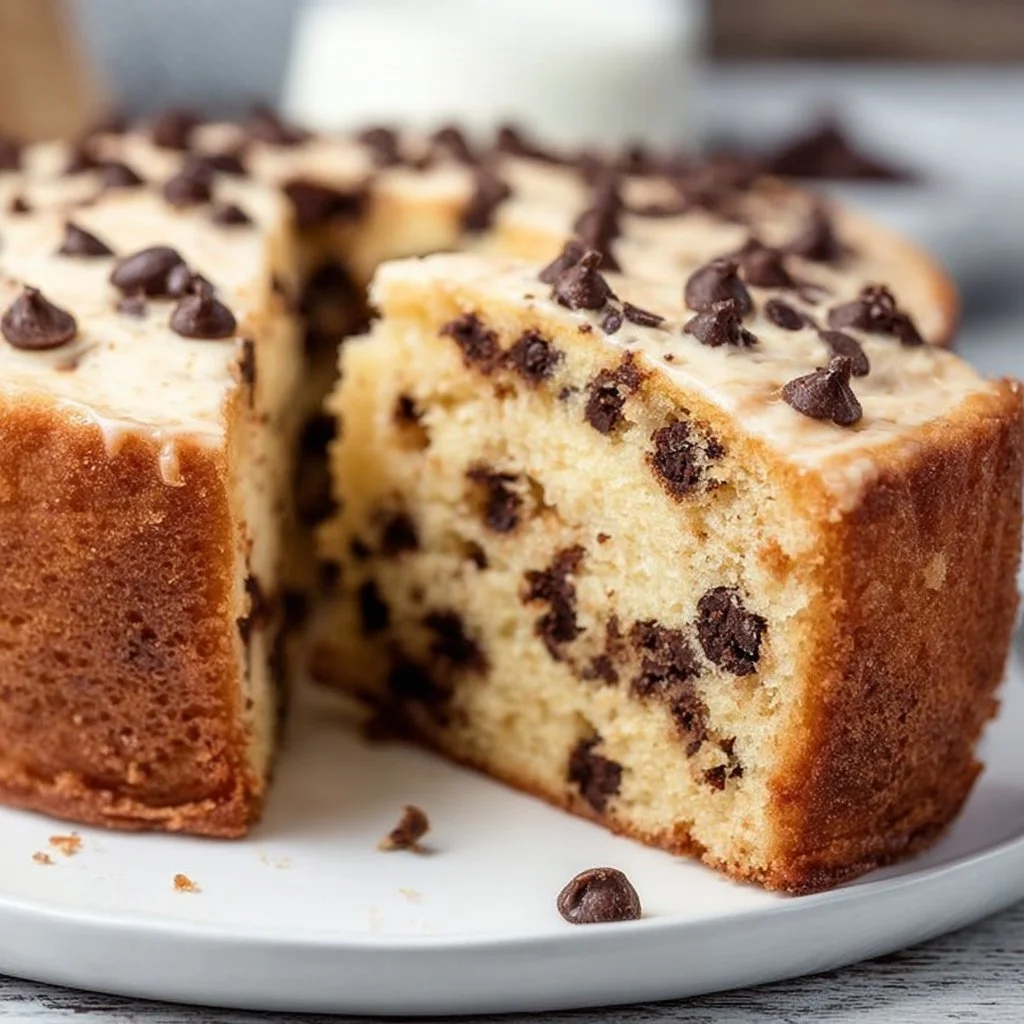 Pin by Martevalof on Easy Dessert Recipes | Chocolate Chip Cake Recipe, Chocolate Chip Cake, Cake Recipes