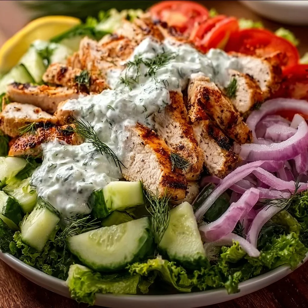 Healthy recipes featuring Greek and chicken dishes for dinner and dessert