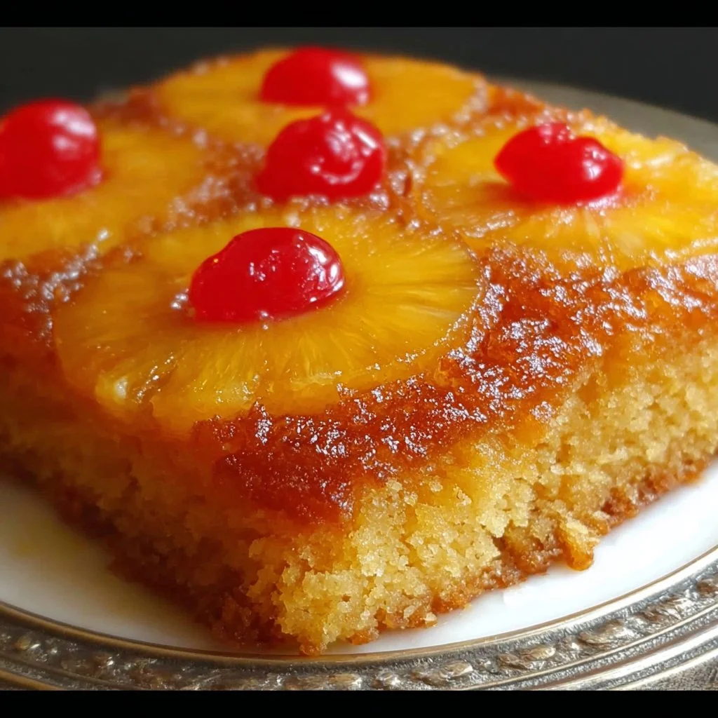Pineapple Upside Down Cake with Box Cake