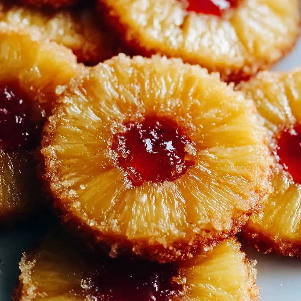 Pineapple Upside Down Sugar Cookies That Delight Every Bite
