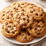 Snoop Dogg's delicious peanut butter chocolate chip cookies on a plate