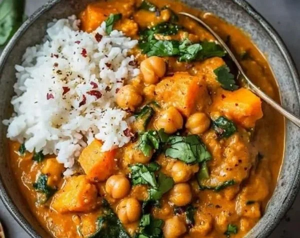 Sweet Potato and Chickpea Curry