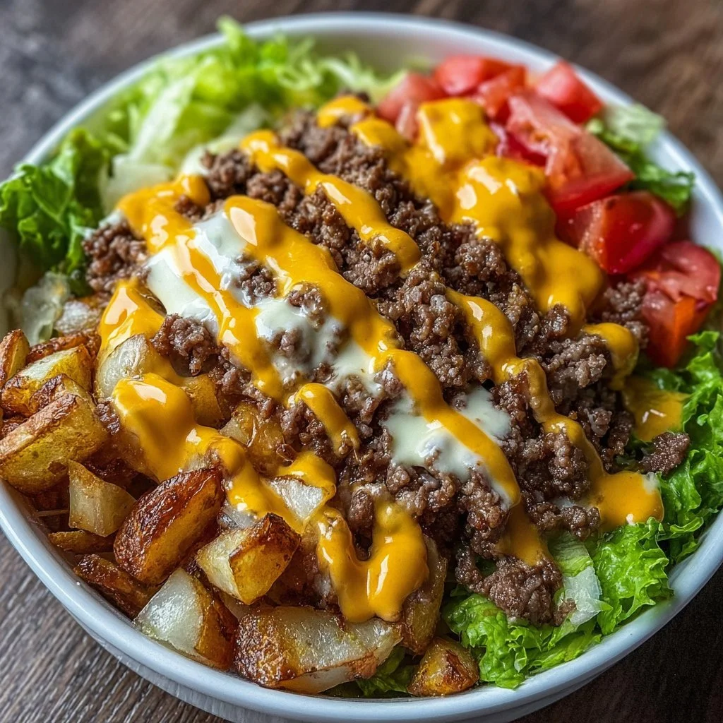 The Best Smash Burger Bowl